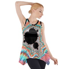 Fractal Abstract Background Side Drop Tank Tunic by Wegoenart