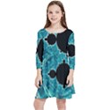 Mandelbrot Apple Fractal Abstract Kids  Quarter Sleeve Skater Dress View1