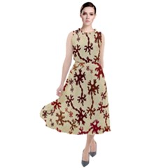 Neuron Nerve Cell Neurology Round Neck Boho Dress by Ravend