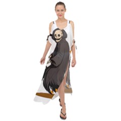 Halloween Maxi Chiffon Cover Up Dress by Sparkle