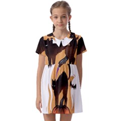 Halloween Kids  Asymmetric Collar Dress by Sparkle