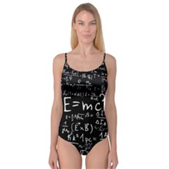 Science Einstein Formula Mathematics Physics Camisole Leotard  by danenraven