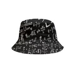 Science Einstein Formula Mathematics Physics Inside Out Bucket Hat (kids) by danenraven