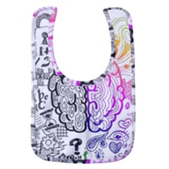 Anatomy Brain Head Medical Psychedelic  Skull Baby Bib by danenraven