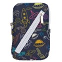 Seamless Outer Space Pattern Belt Pouch Bag (Large) View1