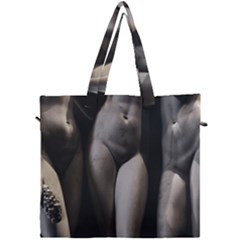 Three Graces Sculpture Detail Canvas Travel Bag by dflcprintsclothing