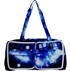 Tardis Background Space Multi Function Bag by Jancukart