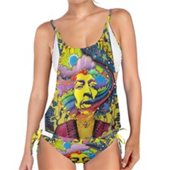 Psychedelic Rock Jimi Hendrix Tankini Set by Jancukart