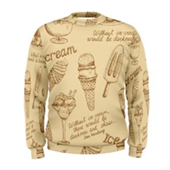 Ice-cream-vintage-pattern Men s Sweatshirt by Jancukart