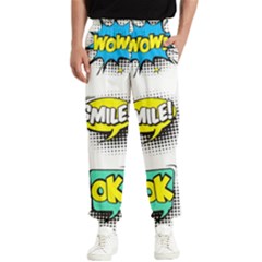 Set-colorful-comic-speech-bubbles Men s Elastic Waist Pants by Jancukart