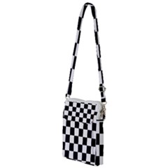 Chess Board Background Design Multi Function Travel Bag by Wegoenart