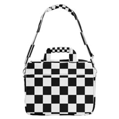 Chess Board Background Design Macbook Pro 16  Shoulder Laptop Bag by Wegoenart