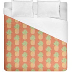 Pineapple Orange Pastel Duvet Cover (king Size) by ConteMonfrey