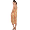 Pineapple Orange Pastel Waist Tie Cover Up Chiffon Dress View2