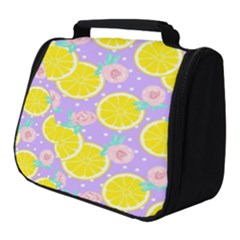 Purple Lemons  Full Print Travel Pouch (small) by ConteMonfrey