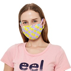 Purple Lemons  Crease Cloth Face Mask (adult) by ConteMonfrey