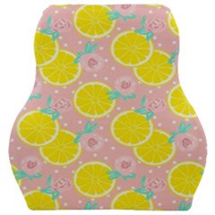 Pink Lemons Car Seat Velour Cushion  by ConteMonfrey