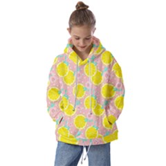 Pink Lemons Kids  Oversized Hoodie by ConteMonfrey