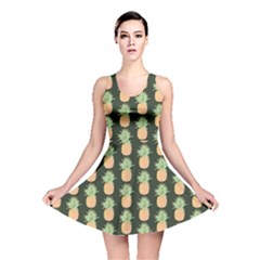 Pineapple Green Reversible Skater Dress by ConteMonfrey