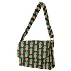 Pineapple Green Full Print Messenger Bag (m) by ConteMonfrey