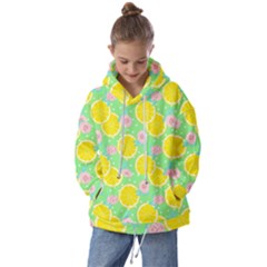 Green Lemons Kids  Oversized Hoodie by ConteMonfrey