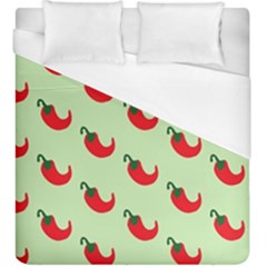 Small Mini Peppers Green Duvet Cover (king Size) by ConteMonfrey