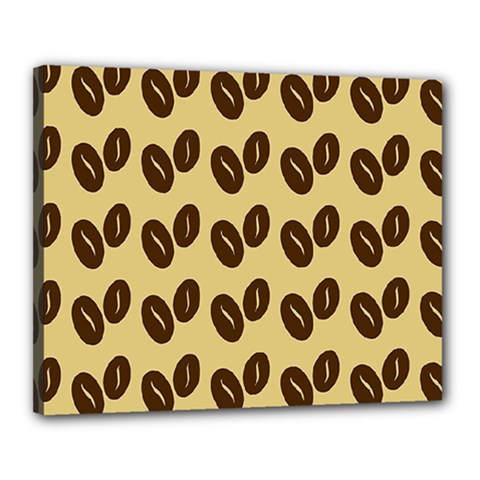 Coffee Beans Canvas 20  X 16  (stretched) by ConteMonfrey