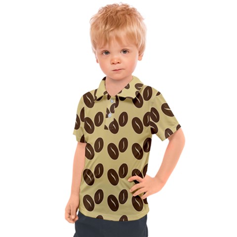 Coffee Beans Kids  Polo Tee by ConteMonfrey