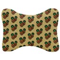 Pastel Pineapple Velour Seat Head Rest Cushion View1