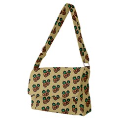 Pastel Pineapple Full Print Messenger Bag (m) by ConteMonfrey