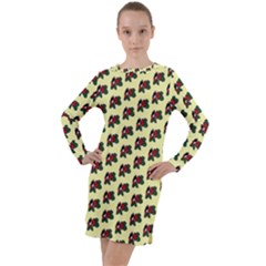 Guarana Fruit Small Long Sleeve Hoodie Dress by ConteMonfrey