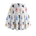 Sky birds - Airplanes Mini Flare Skirt View2