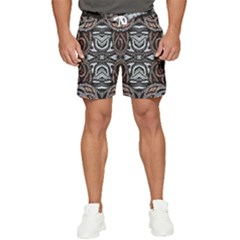 Autumn Patterns Men s Runner Shorts by kaleidomarblingart