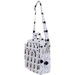 Ants Insect Pattern Cartoon Ant Animal Crossbody Day Bag by Ravend