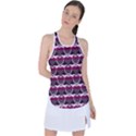 Background Geometric Pattern Orb Pattern Racer Back Mesh Tank Top View1