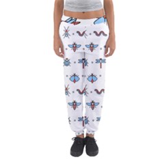 Insect Icon Seamless Pattern Women s Jogger Sweatpants by Wegoenart