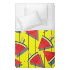 Yellow Watermelon Popsicle  Duvet Cover (single Size) by ConteMonfrey