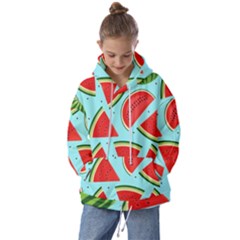 Blue Watermelon Kids  Oversized Hoodie by ConteMonfrey