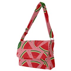 Red Watermelon  Full Print Messenger Bag (m) by ConteMonfrey