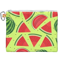 Pastel Watermelon   Canvas Cosmetic Bag (xxxl)