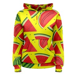 Yellow Watermelon   Women s Pullover Hoodie by ConteMonfrey