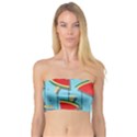 Blue Watermelon Popsicle  Bandeau Top View1