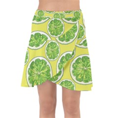 Lemon Cut Wrap Front Skirt by ConteMonfrey