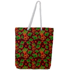 Illustration-christmas-default Full Print Rope Handle Tote (large) by Wegoenart