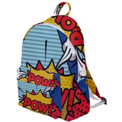 Pow Word Pop Art Style Expression Vector The Plain Backpack by Wegoenart