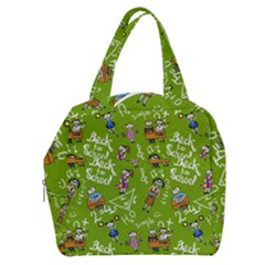 Seamless Pattern With Kids Boxy Hand Bag by Wegoenart