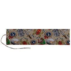 Tattoo Pattern Roll Up Canvas Pencil Holder (l) by Wegoenart