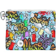 Graffiti Characters Seamless Patterns Canvas Cosmetic Bag (xxxl) by Wegoenart