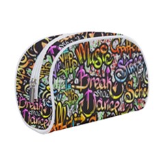 Graffiti Word Seamless Pattern Make Up Case (small) by Wegoenart