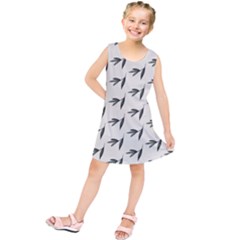 Minimalist Fall Of Leaves Kids  Tunic Dress by ConteMonfrey